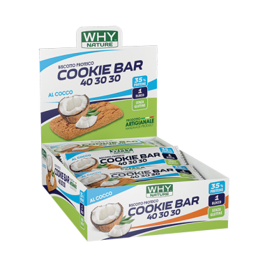 Why Nature Cookie BAR Box 15pz X 30GR cocco