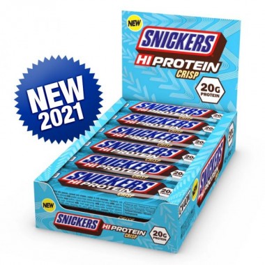 SNICKERS CRISP PROTEIN 12x55g Barretta Proteica